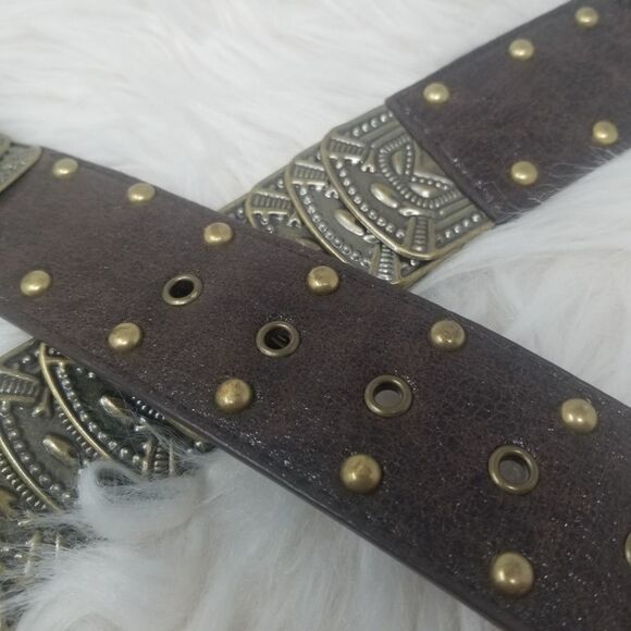 Beautiful Brown Gold Belt. - Picture 3 of 8